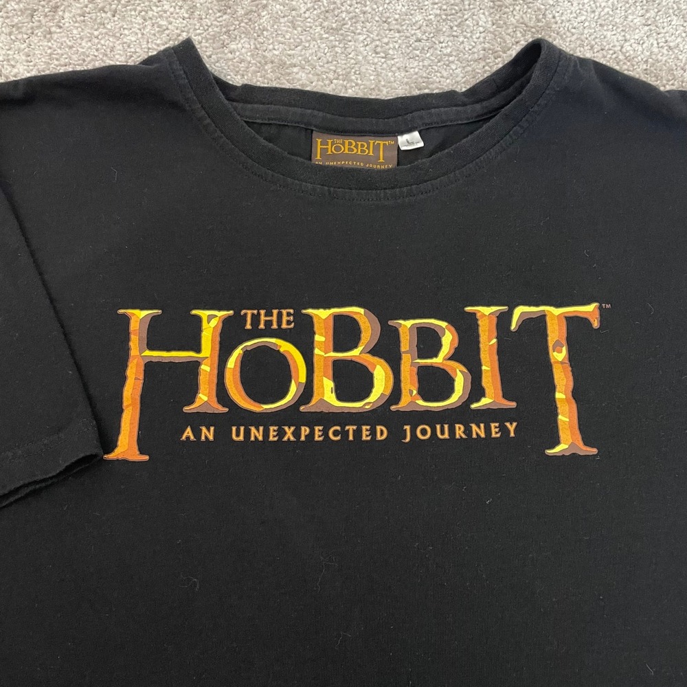 The Hobbit T Shirt Mens Large Burglar Contract An Unexpected Journey Movie Promo